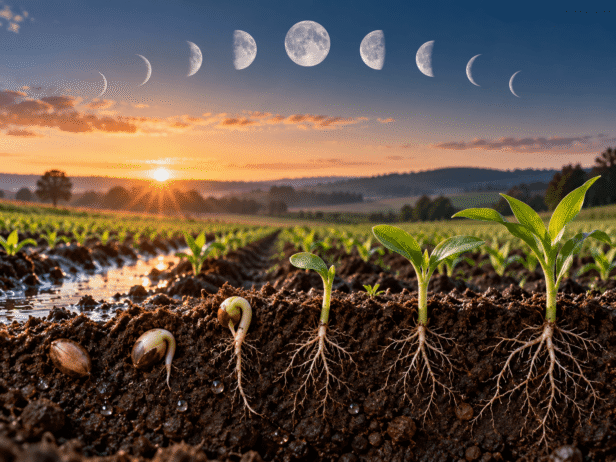 Moon phases and seed germination in agriculture
